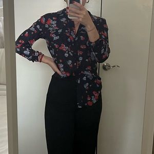 Floral light top